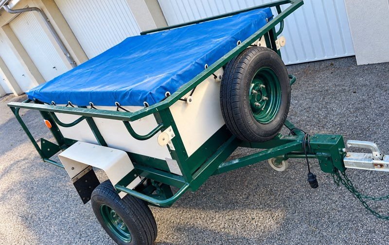 Remorque bagagère vintage entièrement rénovée – Suspensions – 499 kg