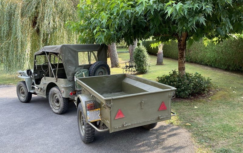 Remorque Jeep Willys