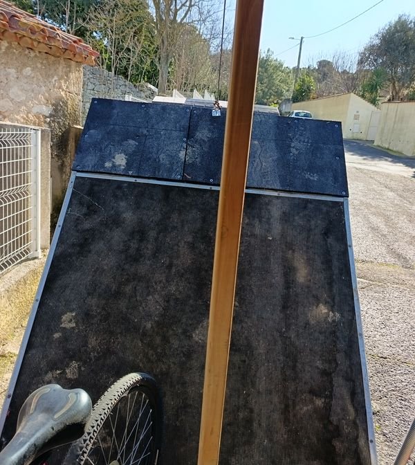 Remorque fermée deux motos
