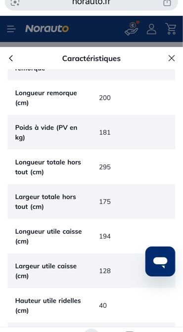 Remorque norauto premium 200 3