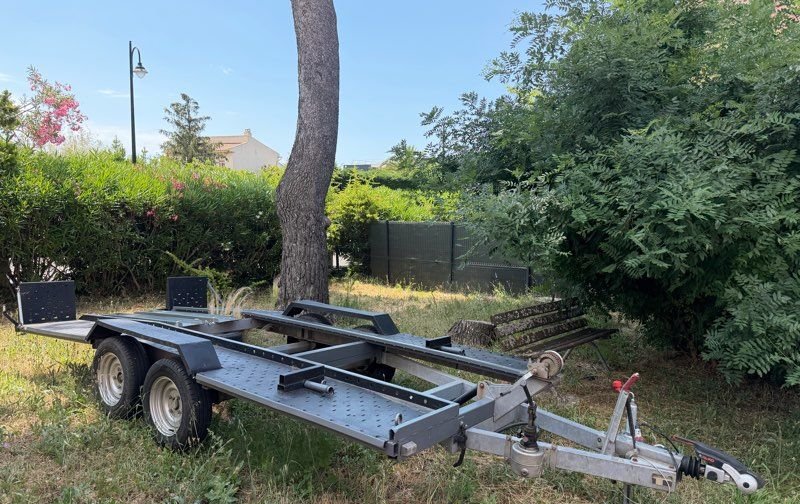 Remorque porte voiture 2 essieux 2t5