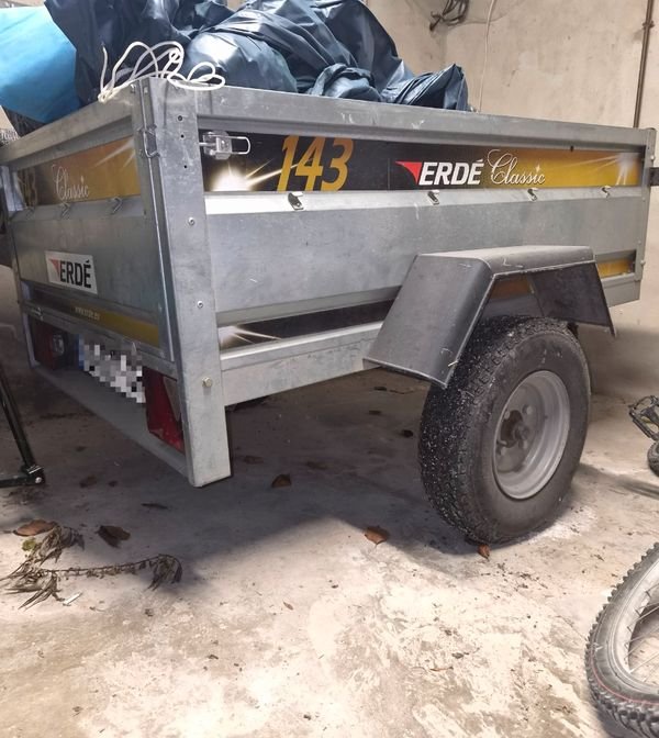 Remorque ERDÉ Classic 143 + bâche + sabot antivol