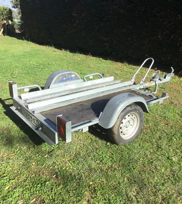 Remorque porte 1,moto LIDER 600kg
