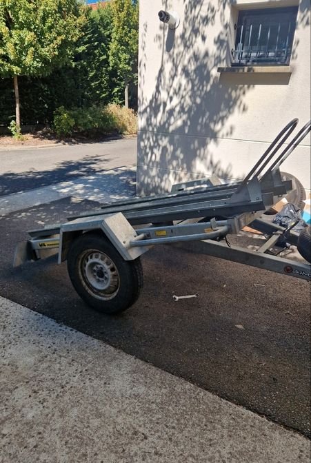 Remorque porte-motos MIL (2 emplacements) — Basculante & Modulable 2