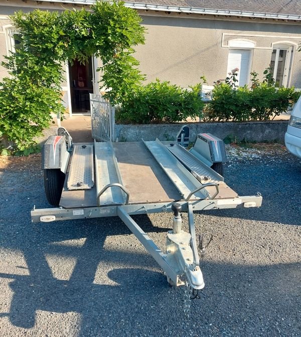 Remorque pour 2 moto avec carte grise