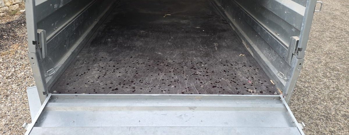 Remorque basculante 252x128 avec rehausses et bache 3