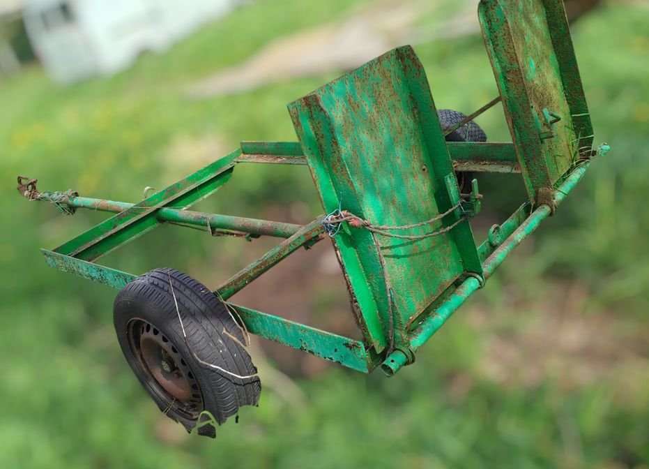 Remorque plateau - tracteur / buggy / quad / voiturette 2