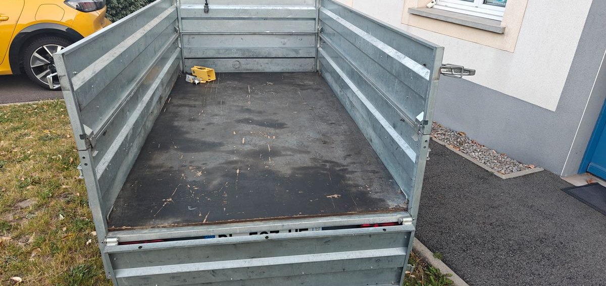 Remorque galvanisé PTAC 500kg 3