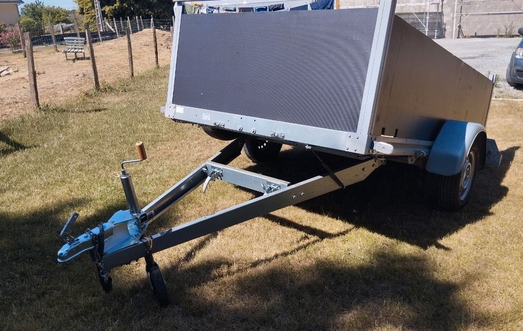 Remorque plateau ridelles Erde Plm 150 3