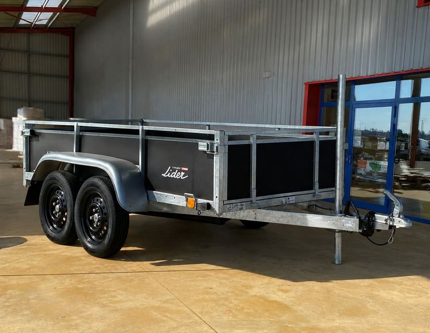 Remorque LIDER Bois Double essieux PTAC 750kg disponible immédiatement
