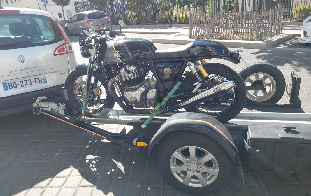 Remorque moto basculante MIL 
Modèle KXL – PTAC 500 kg 2