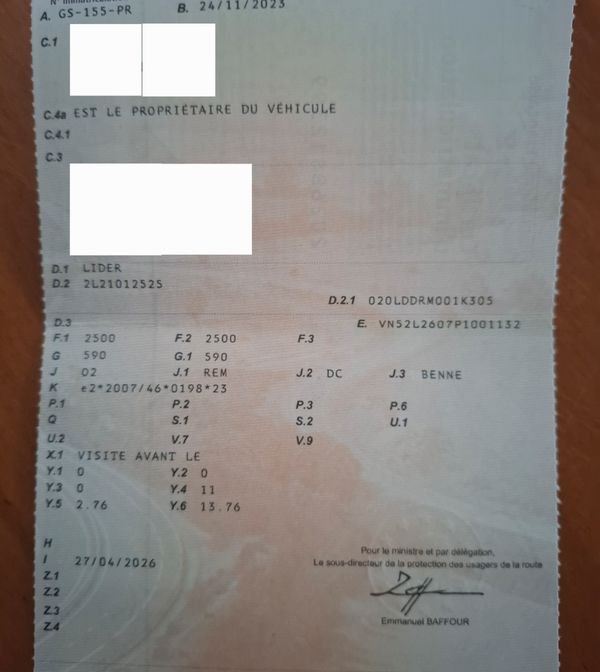 Remorque double essieux 3