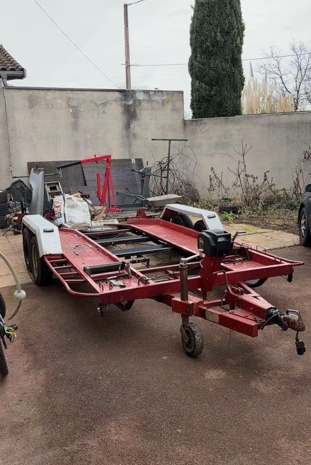 Porte voiture double essieux