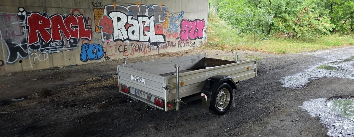 Remorque ALU Bockmann PTAC 1200kg + les rampes 2000kg 2