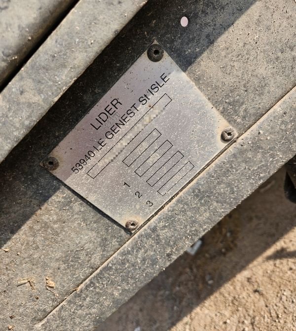 Plateaux remorque lider 750 kg 3