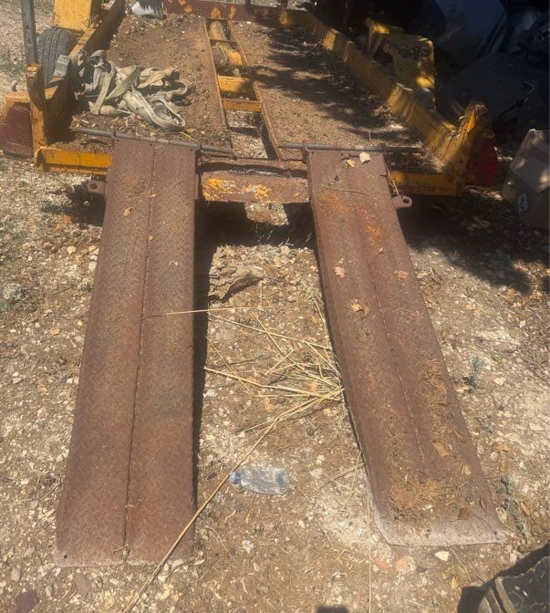 Av remorque double essieux tracteur mini pelle