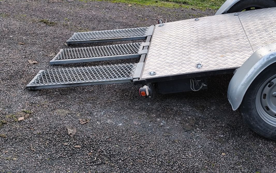 Remorque plateau alu basculant 500kg 2