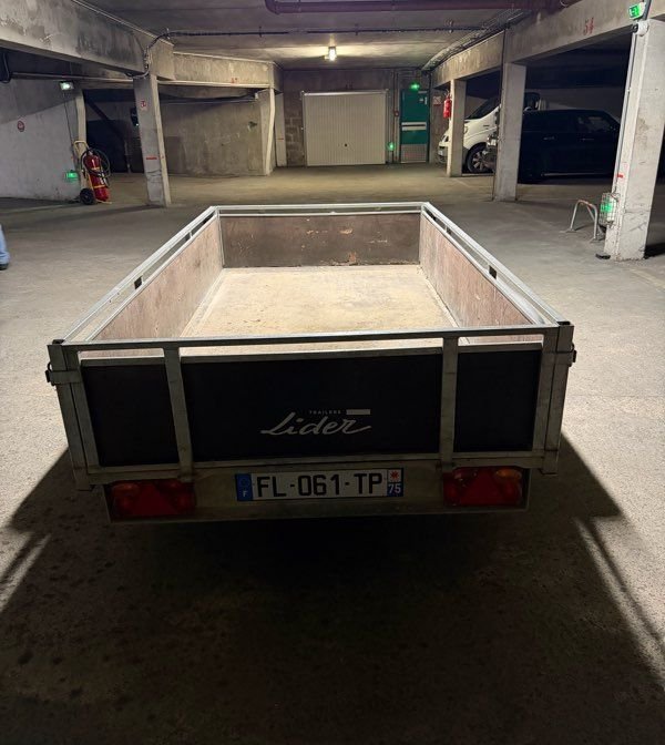 Remorque Double Essieux Bois Lider 750kg – Robuste 2