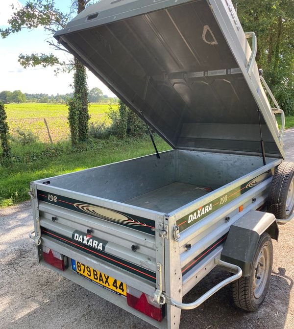 Remorque ERDE type DAXARA 198 avec capot 3