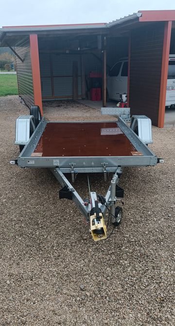 Remorque plateau basculant multi 3016 PTAC 750 kg freiné 2