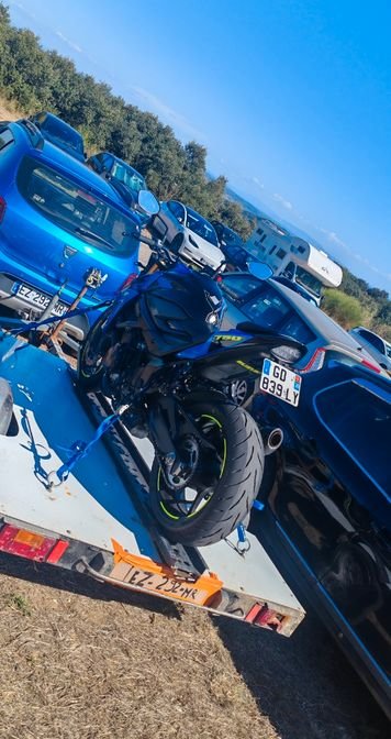 Remorque porte moto maison 3