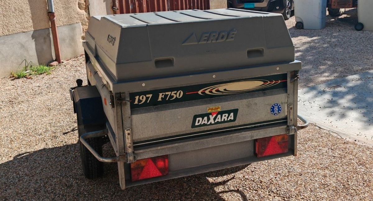 Remorque ERDE DAXARA 197 F750
