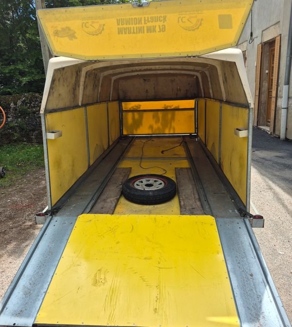 Remorque porte voiture fermée 2