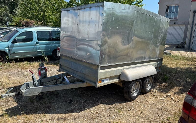Remorque hubiére double essieu freinée