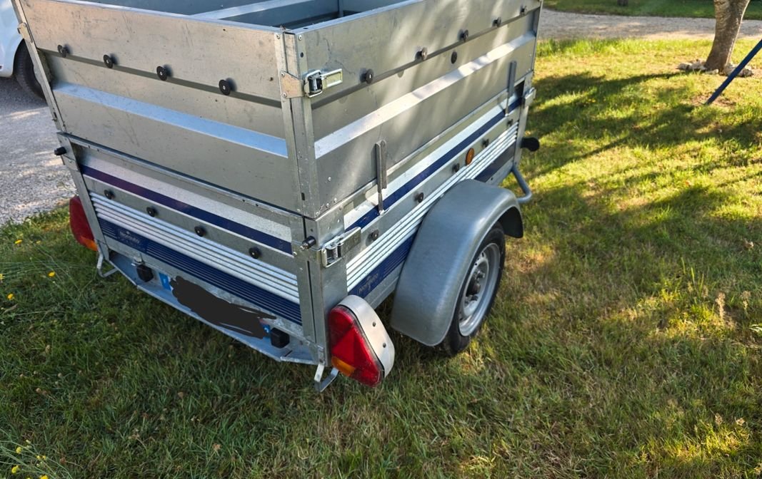 Remorque Premium full option 150 x 105 x 82 cm avec réhausses ect .... 2