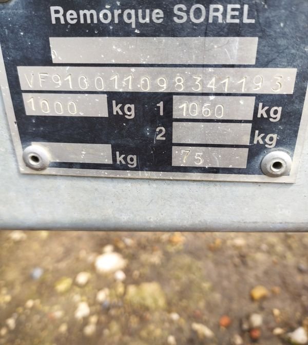 Remorque sorel