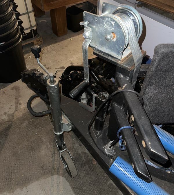 Remorque triple trois jets ski quad moto 3
