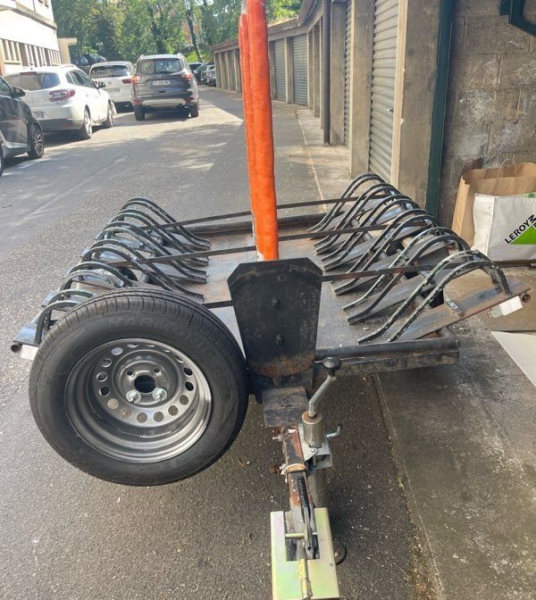 Remorque plateau professionnelle 6 à 8 vélos 3