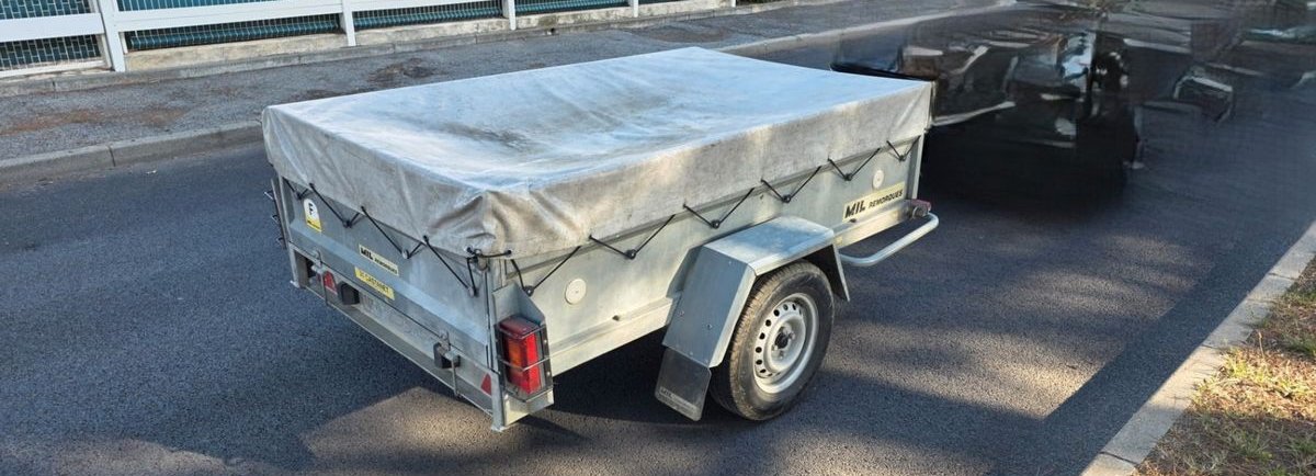 Remorque PRO basculante 210cm x 130cm PTAC 500kg 2
