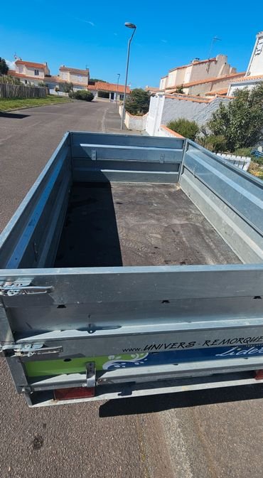 Remorque 2 essieux 750 kgs Lider Tolede 3