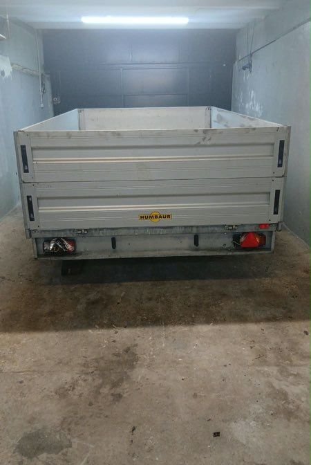 Remorque Humbaur plateau 2000 kg double essieu