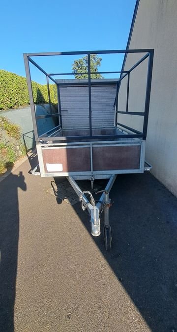 Remorque lider bois fourgon fermée grillagée 2