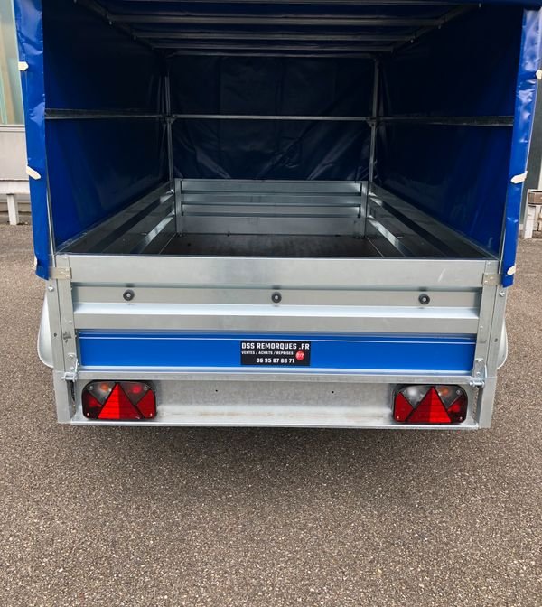 Remorque VESTA 231 x 131/113cm SANS Permis remorque 2