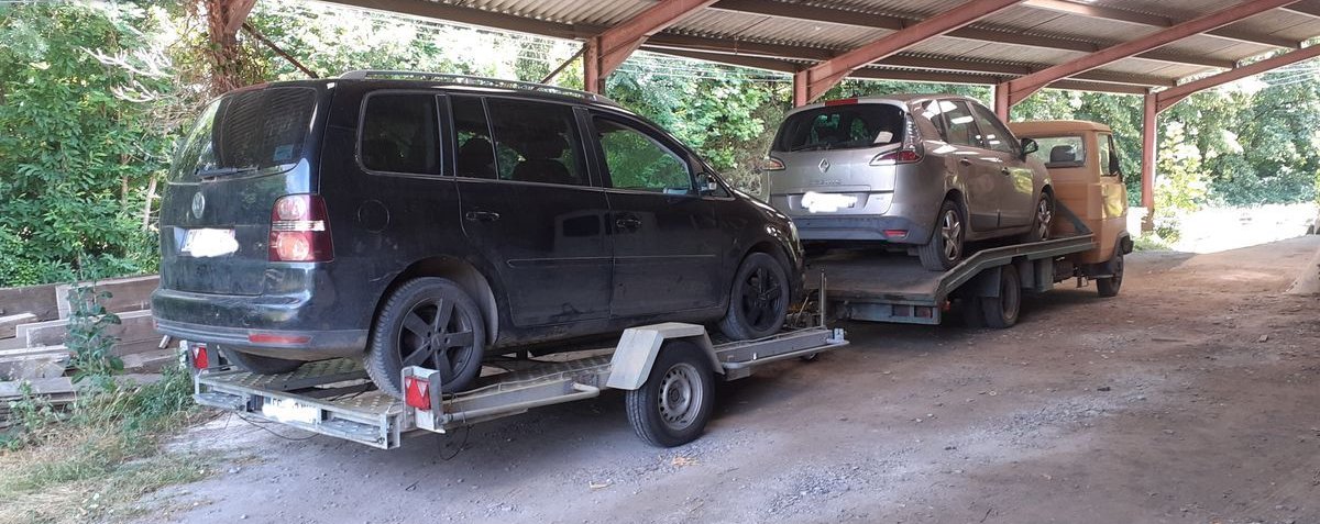 Remorque porte voiture LIDER 1300 Kg dans l'état échange possible