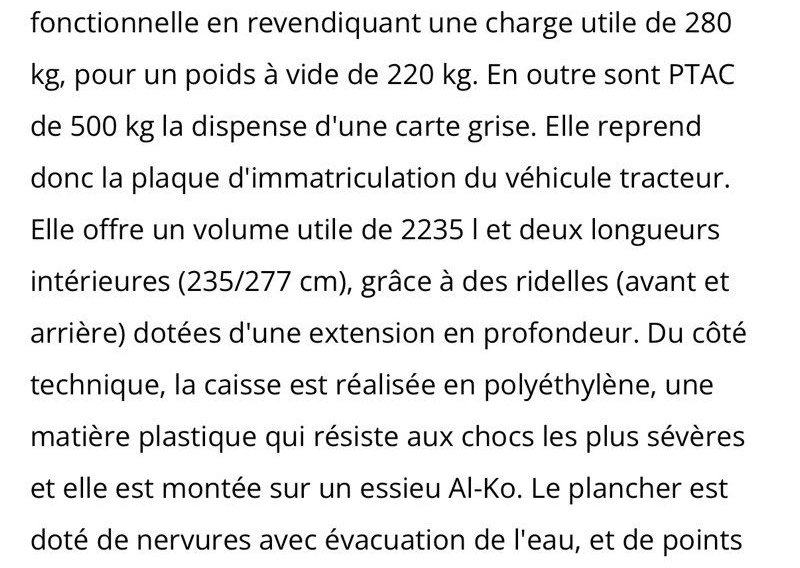 Remorque fermée WSR 3