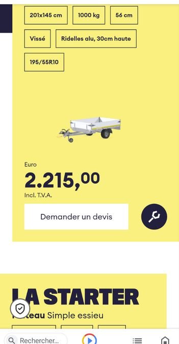 Remorque neuve 2