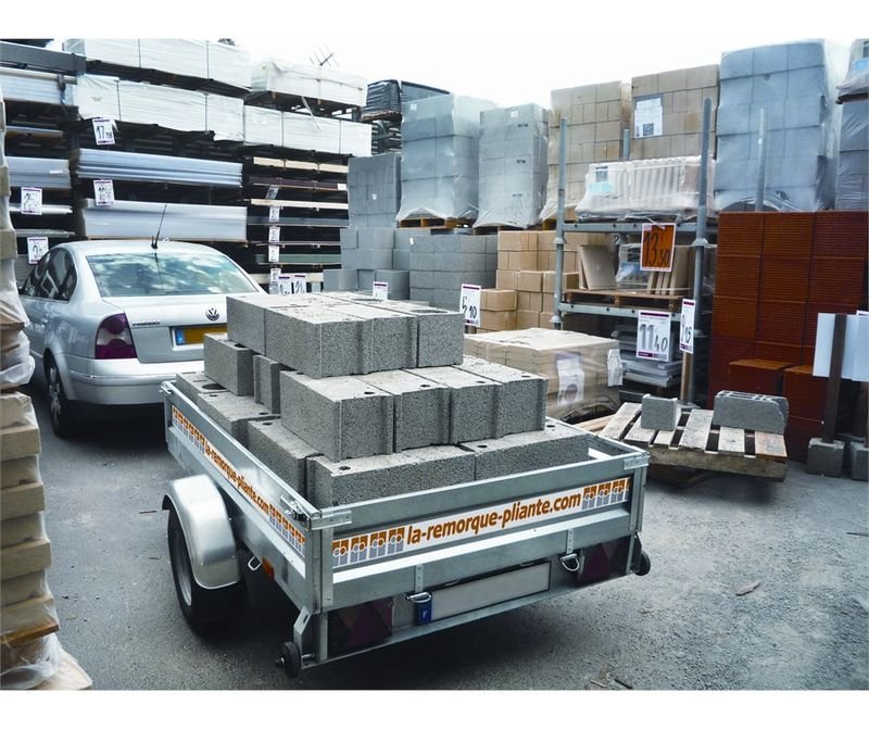 Remorque pliante multitâches PTAC=750 kg 3