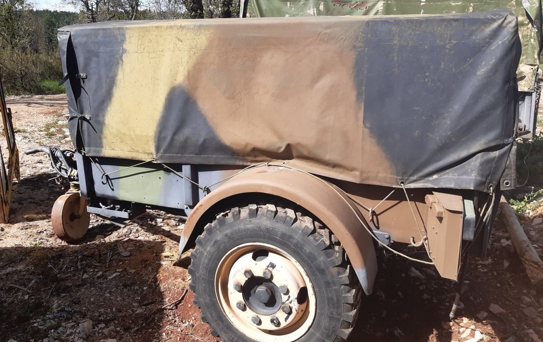 Remorque 1ton GMC militaire avec groupe graissage fog 2
