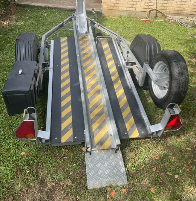 Remorque porte moto basculante Touring 2