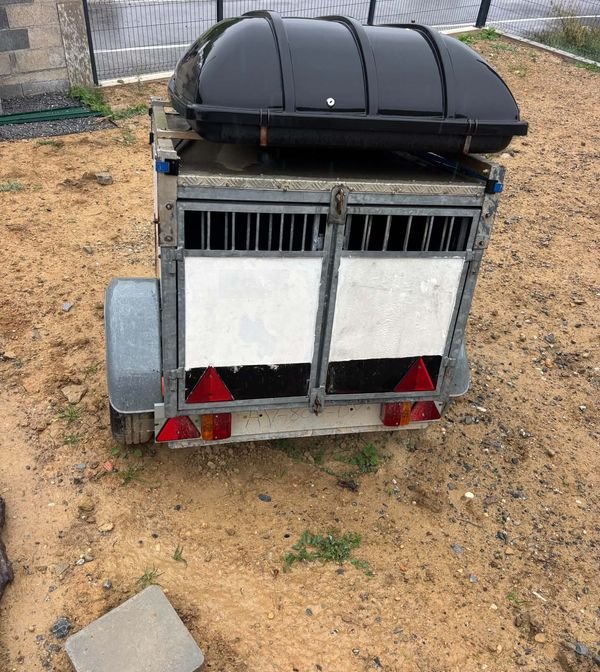 Remorque pour chiens double cabin 2