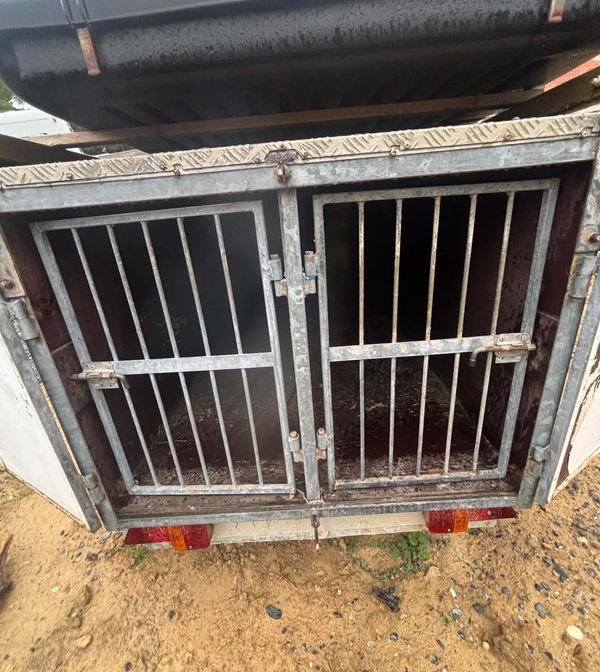 Remorque pour chiens double cabin 3