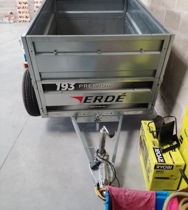Vends Remorque ERDE 193 PRENIUM