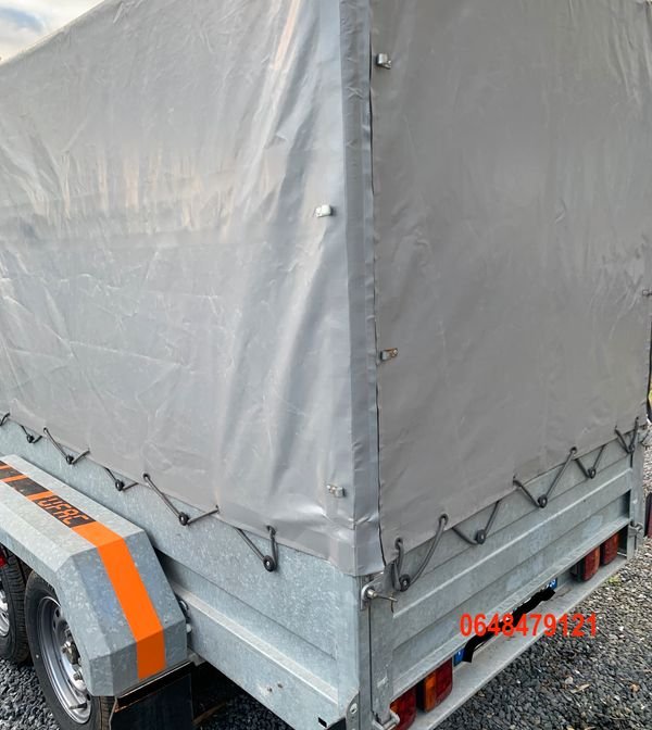 Remorque bâchée basculante 2 essieux CU 1300kgs 3