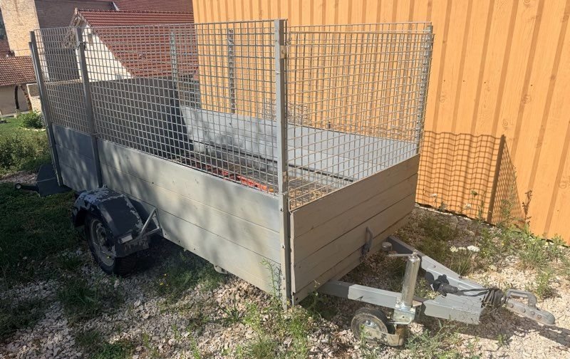 Remorque 3m x 1,3m