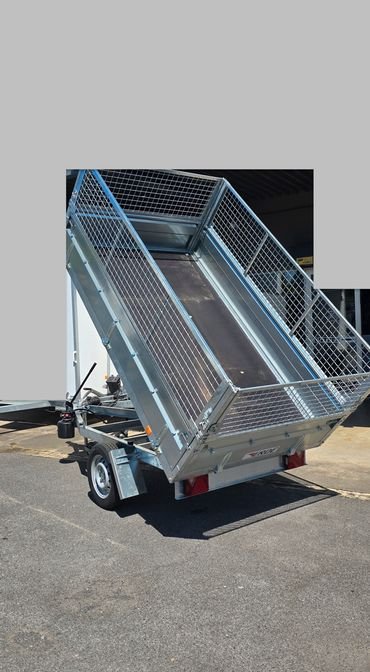 Remorque benne ERDÉ simple essieu non freiné ptac 500kg