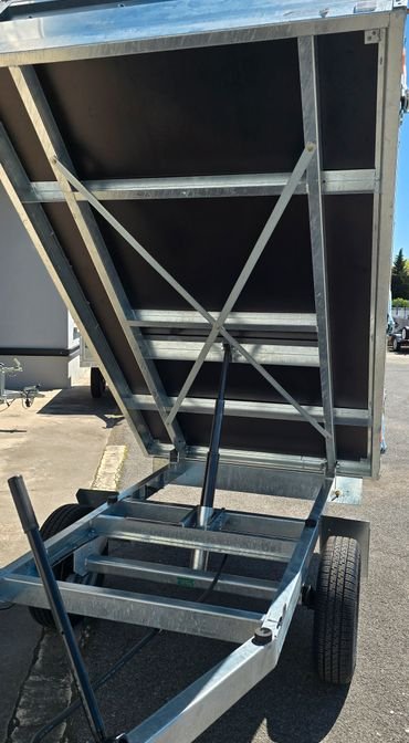 Remorque benne ERDÉ simple essieu non freiné ptac 500kg 3